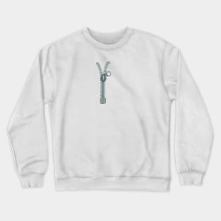 Zipper Crewneck Sweatshirt